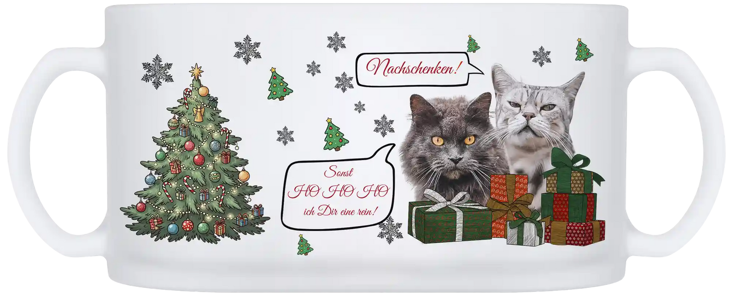 Apollo & Cosmo Frosty-Tasse – „Nachschenken!