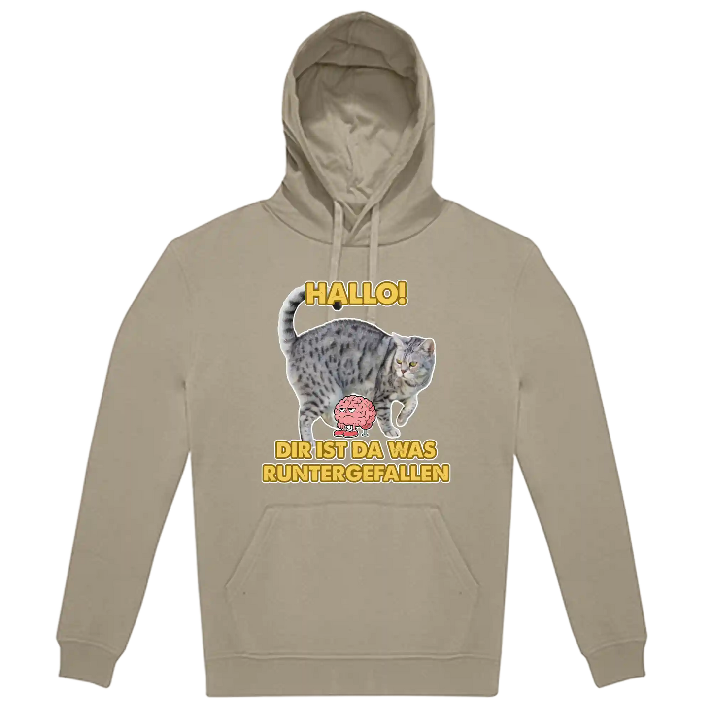 Hoodie Unisex - HALLO! DIR IST DA WAS RUNTER GEFALLEN