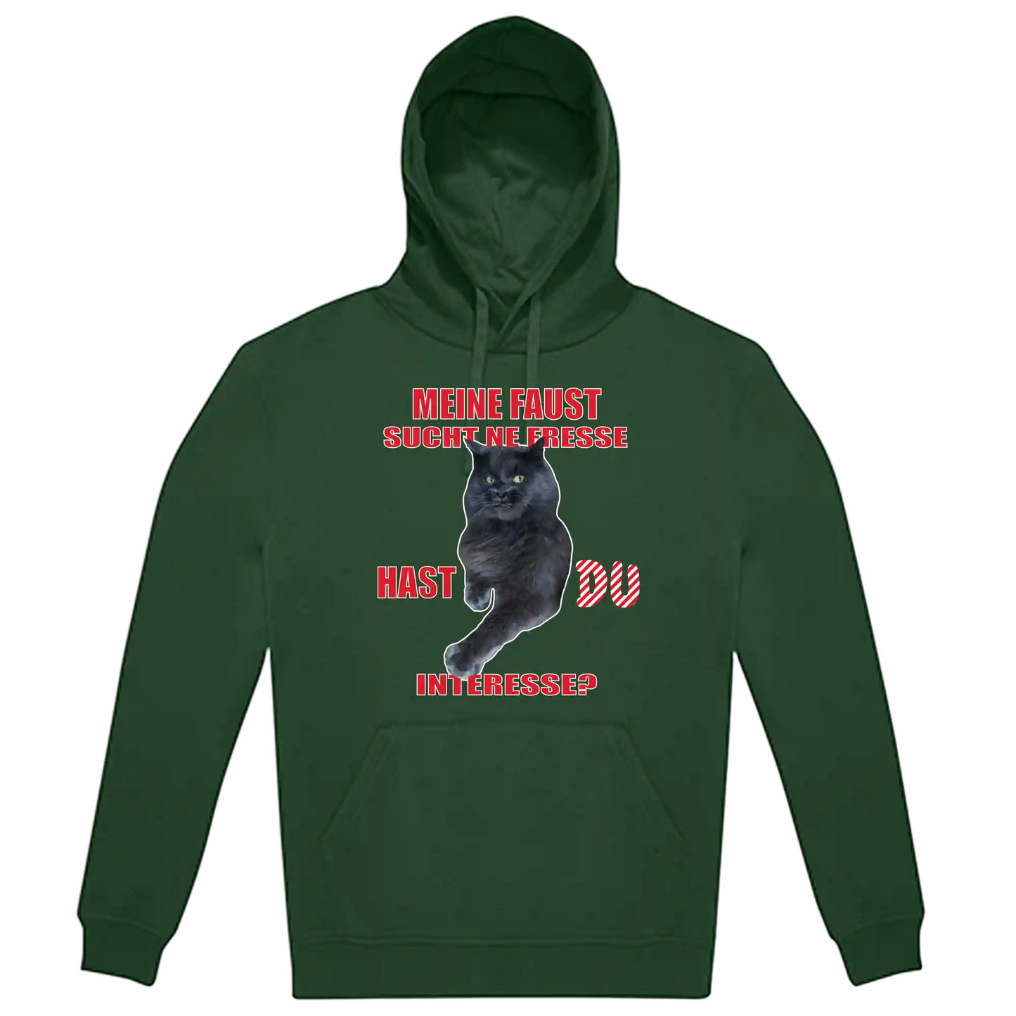 Hoodie Unisex - MEINE FAUST SUCHT NE FRESSE...