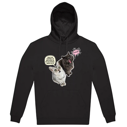 Hoodie Unisex - HAST DU KRÜMEL IN DER SPALTE, ...