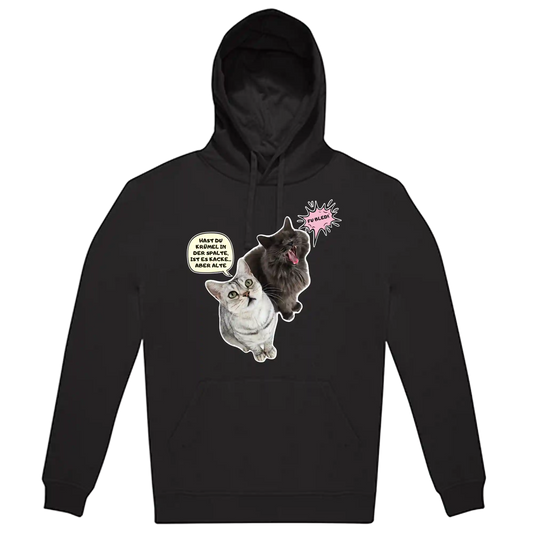 Hoodie Unisex - HAST DU KRÜMEL IN DER SPALTE, ...