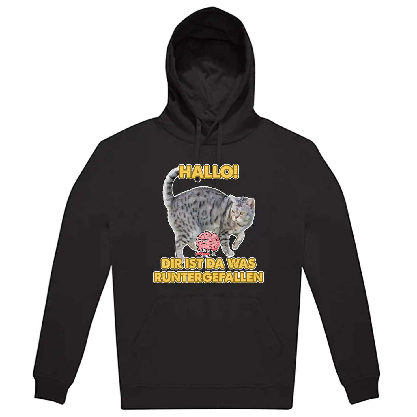 Hoodie Unisex - HALLO! DIR IST DA WAS RUNTER GEFALLEN