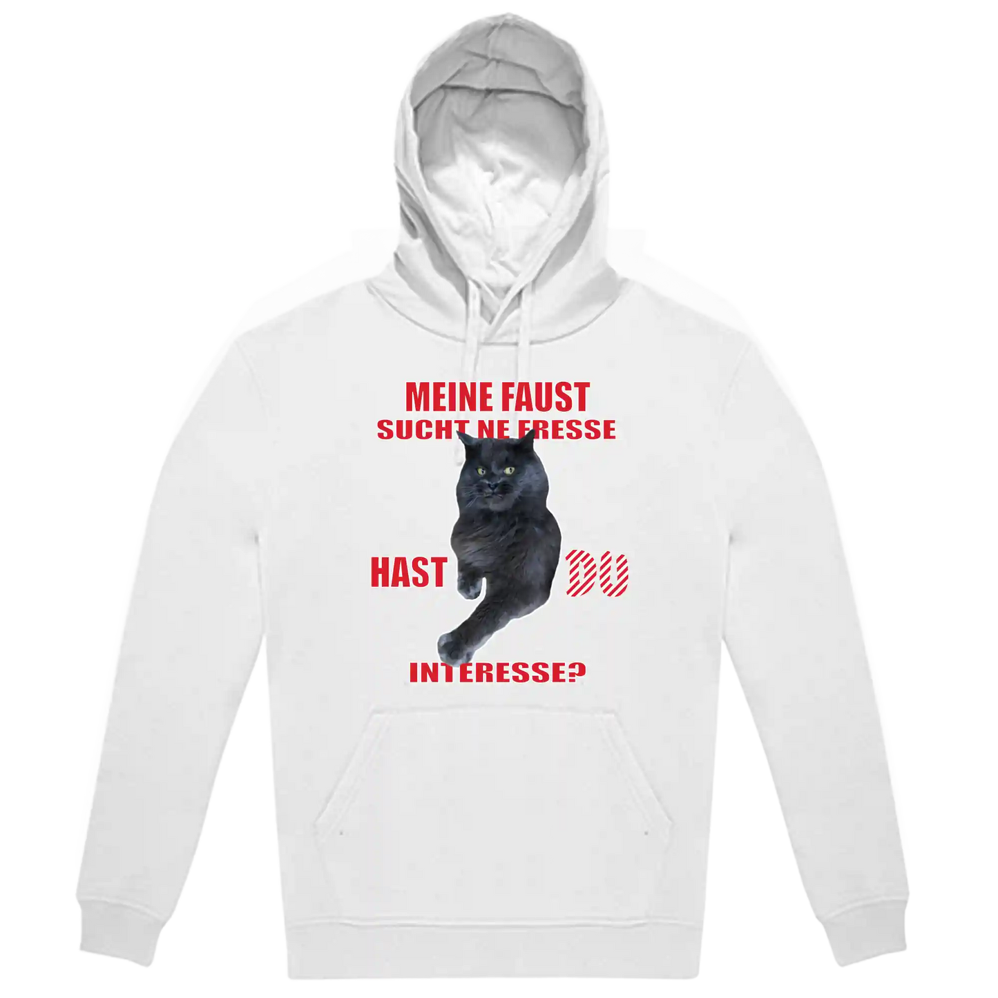 Hoodie Unisex - MEINE FAUST SUCHT NE FRESSE...