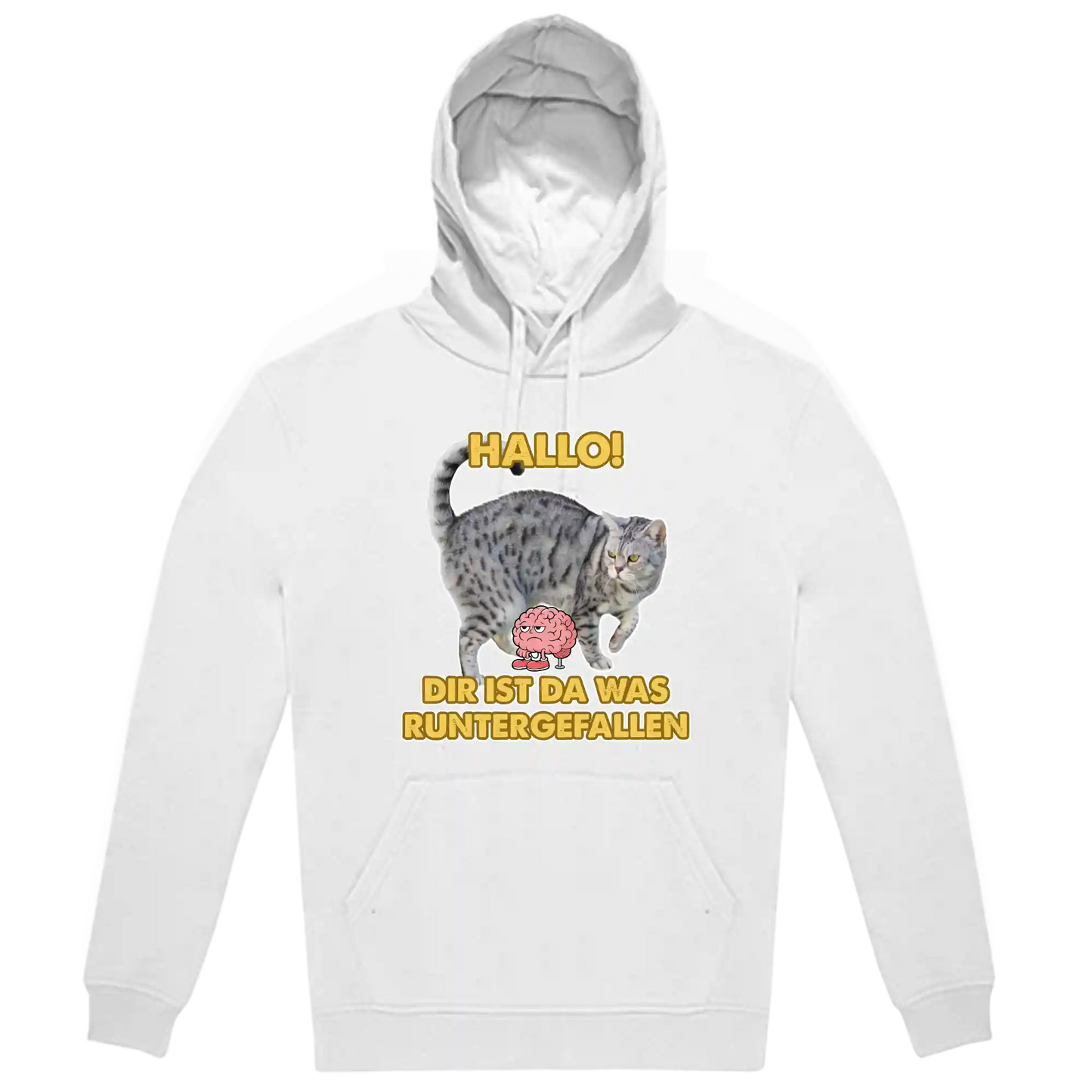 Hoodie Unisex - HALLO! DIR IST DA WAS RUNTER GEFALLEN