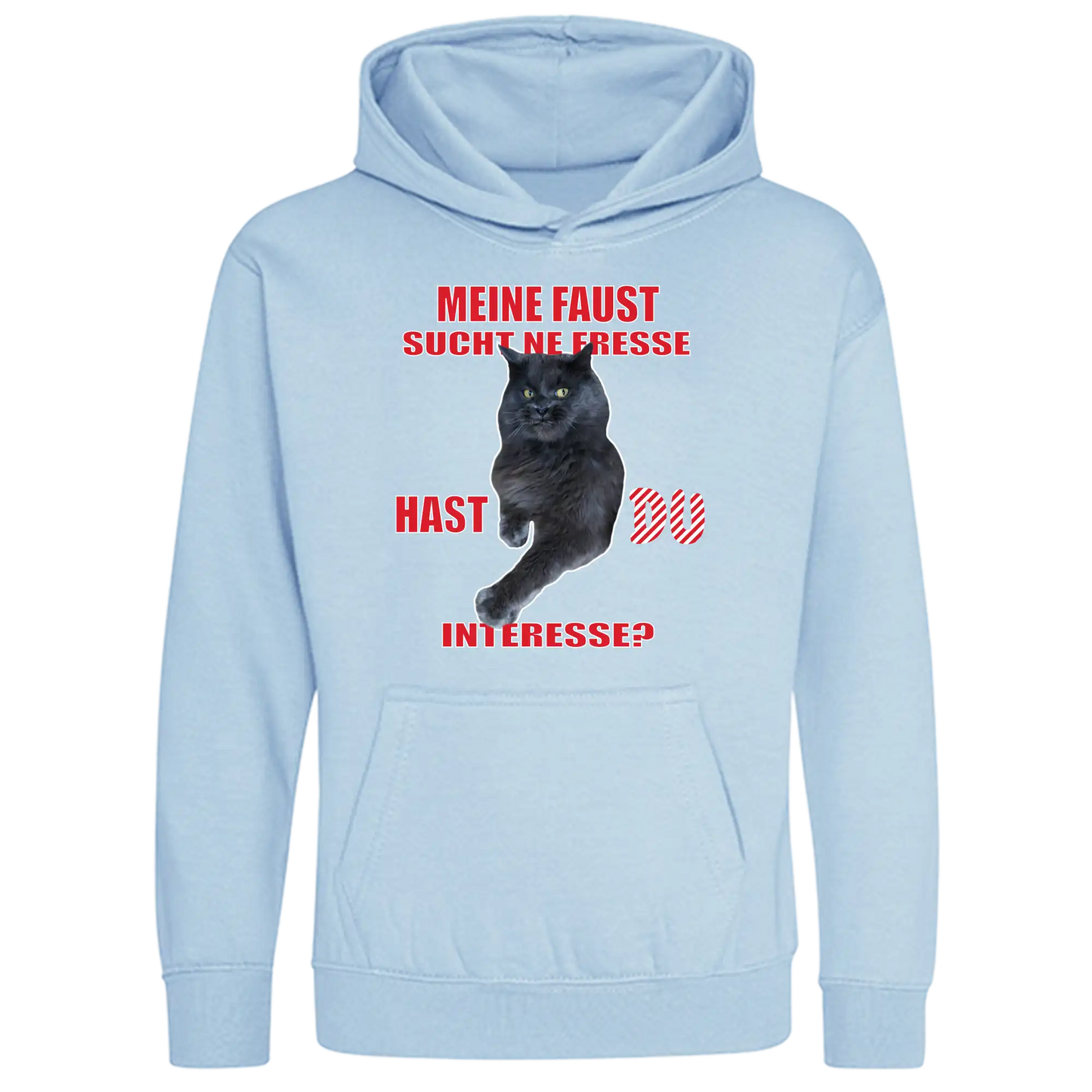 Hoodie KIDS Unisex - MEINE FAUST SUCHT NE FRESSE...