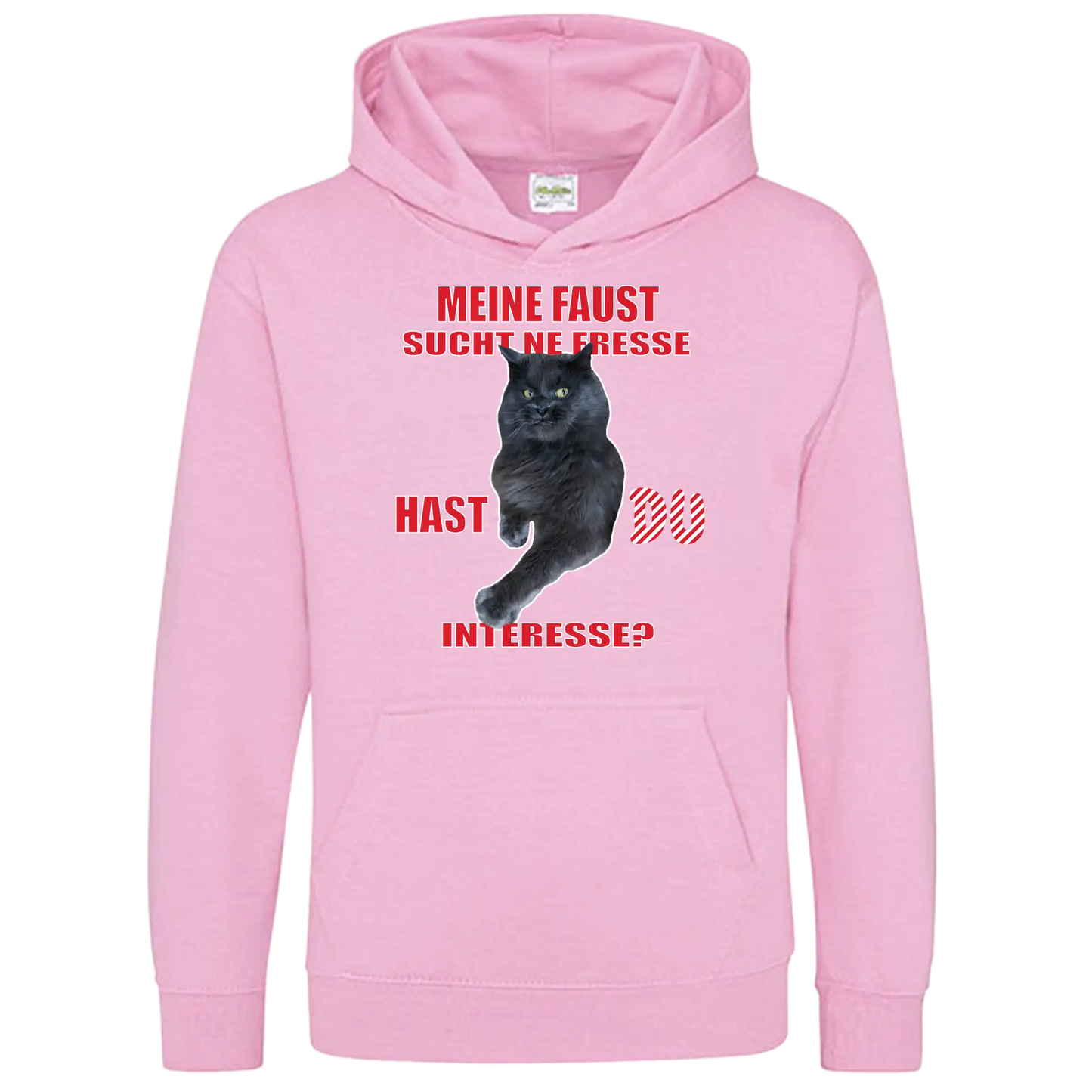 Hoodie KIDS Unisex - MEINE FAUST SUCHT NE FRESSE...