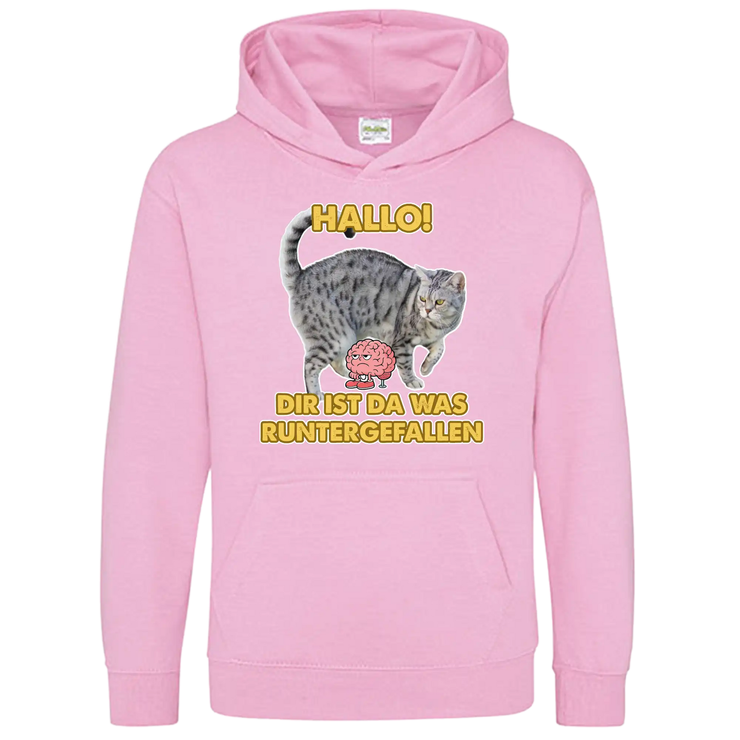 Hoodie KIDS Unisex - HALLO! DIR IST DA WAS RUNTER GEFALLEN