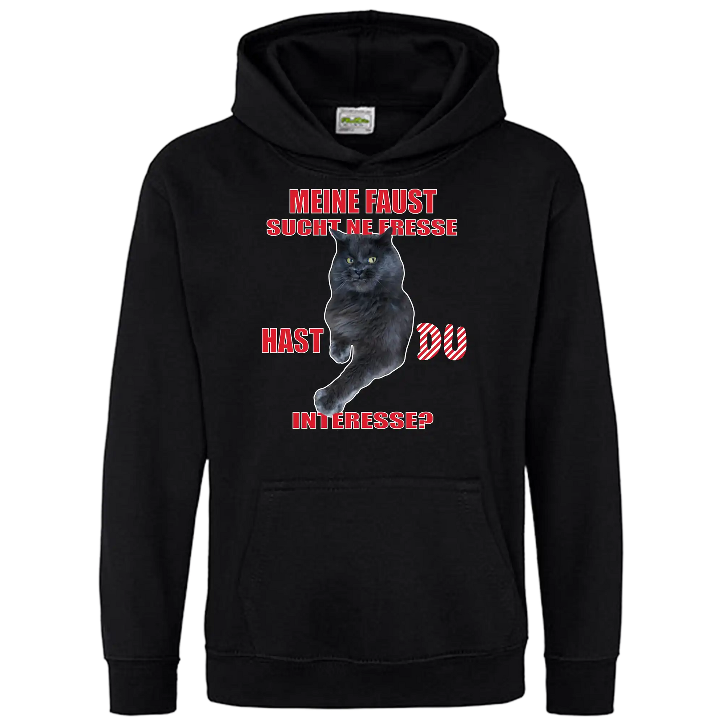 Hoodie KIDS Unisex - MEINE FAUST SUCHT NE FRESSE...