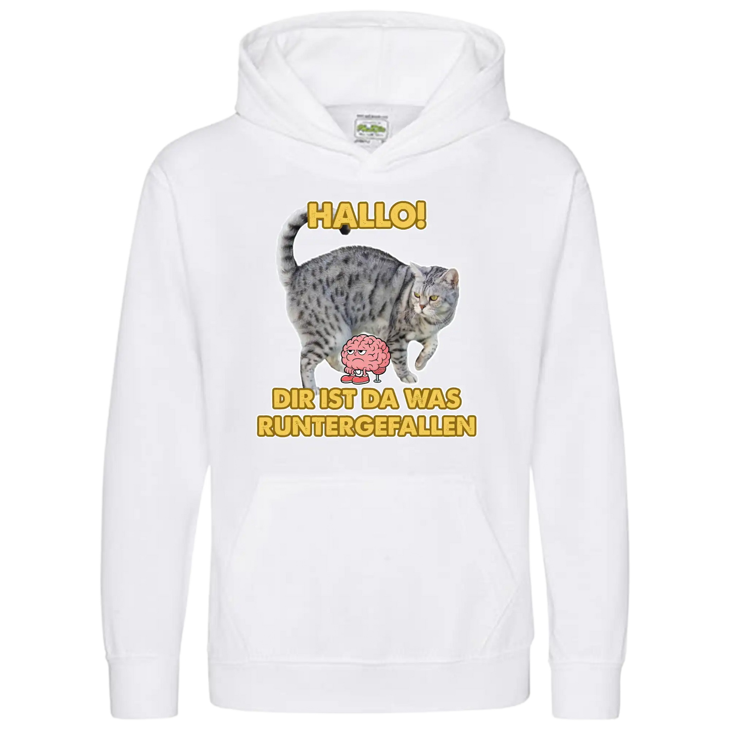 Hoodie KIDS Unisex - HALLO! DIR IST DA WAS RUNTER GEFALLEN