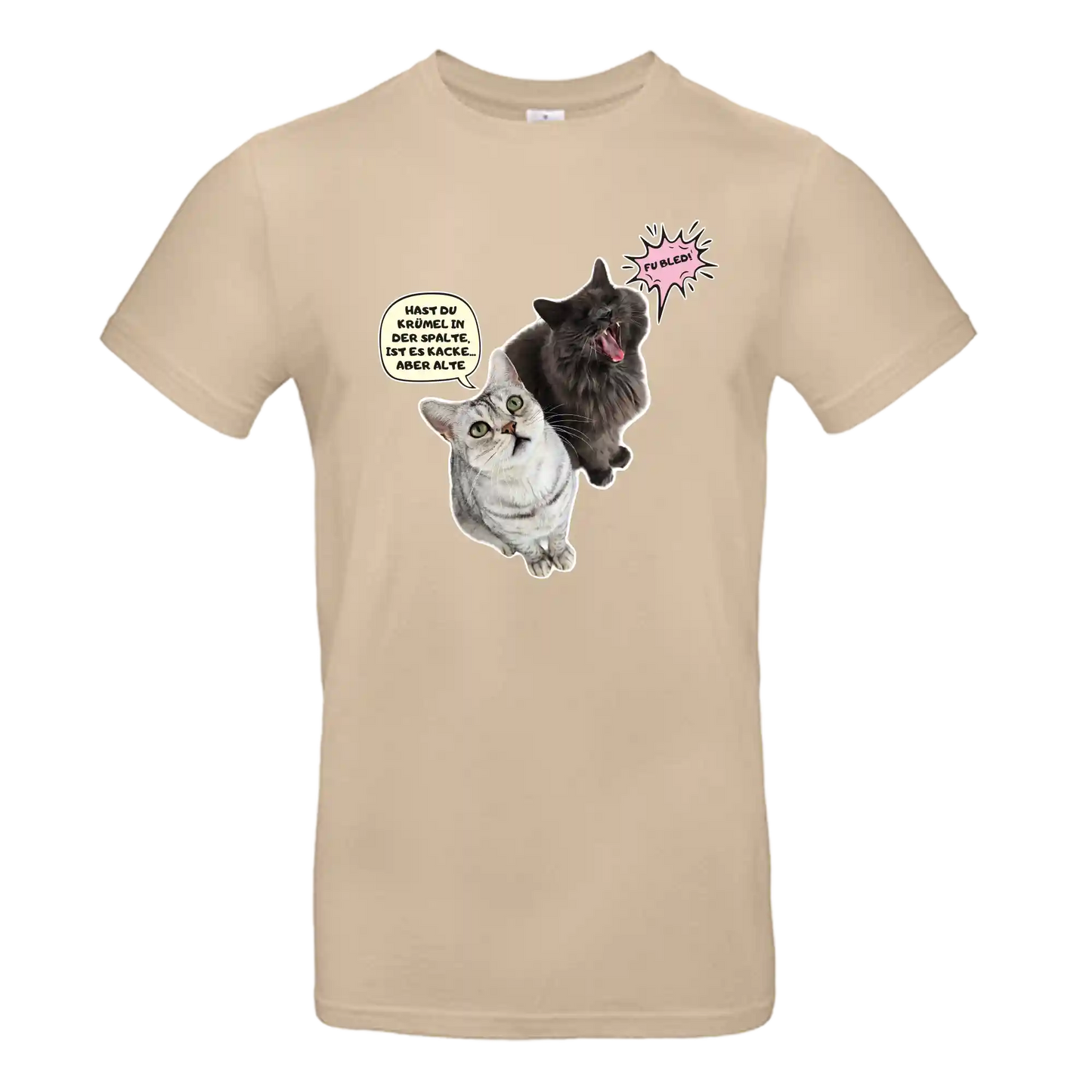 T-Shirt Unisex - HAST DU KRÜMEL IN DER SPALTE, ...