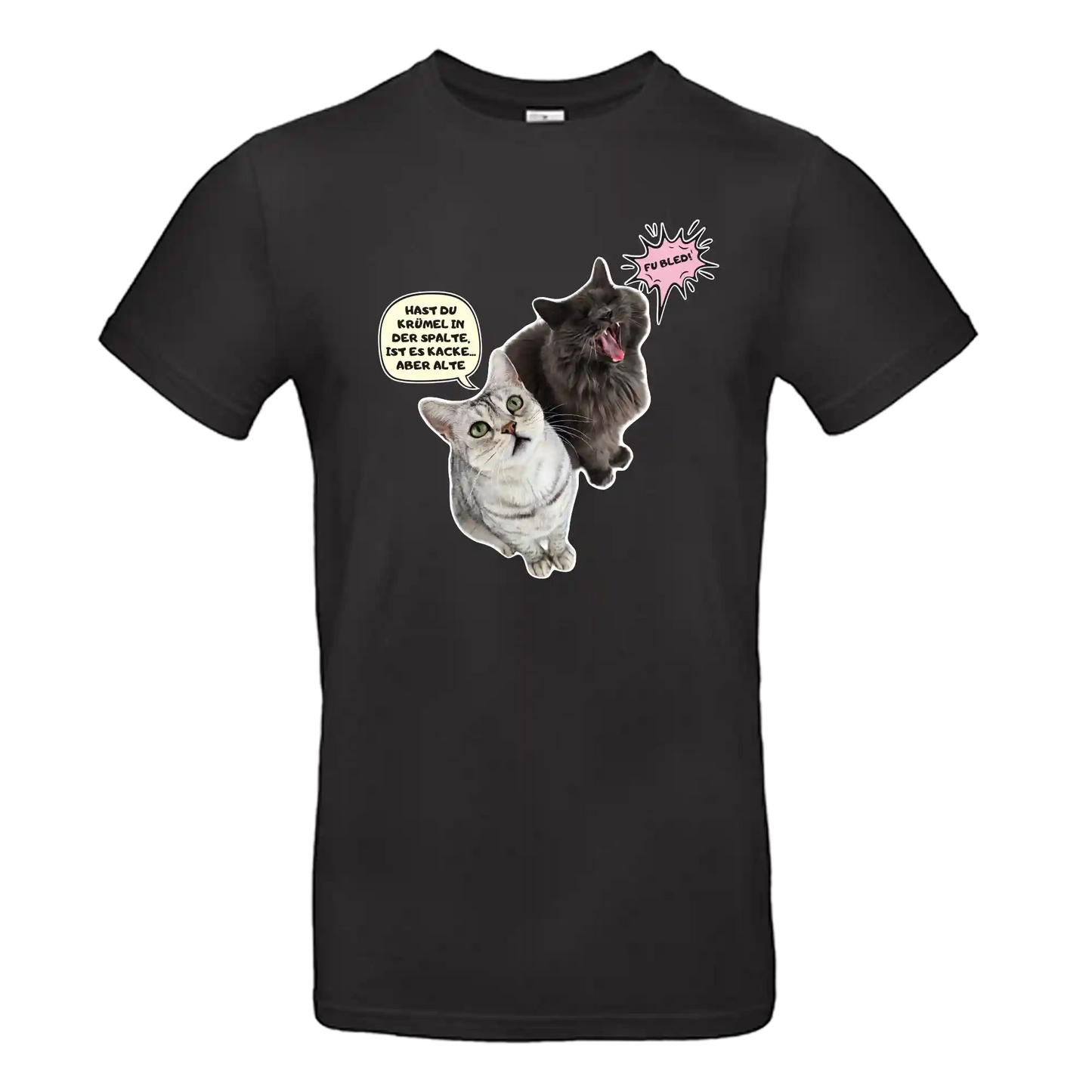 T-Shirt Unisex - HAST DU KRÜMEL IN DER SPALTE, ...